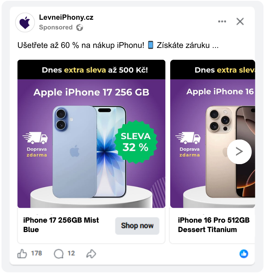 Katalogová reklama s Admazing