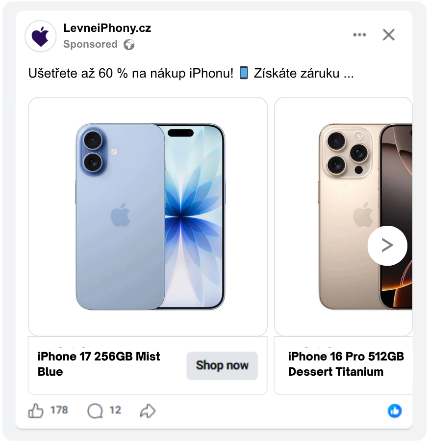 Katalogová reklama bez Admazing