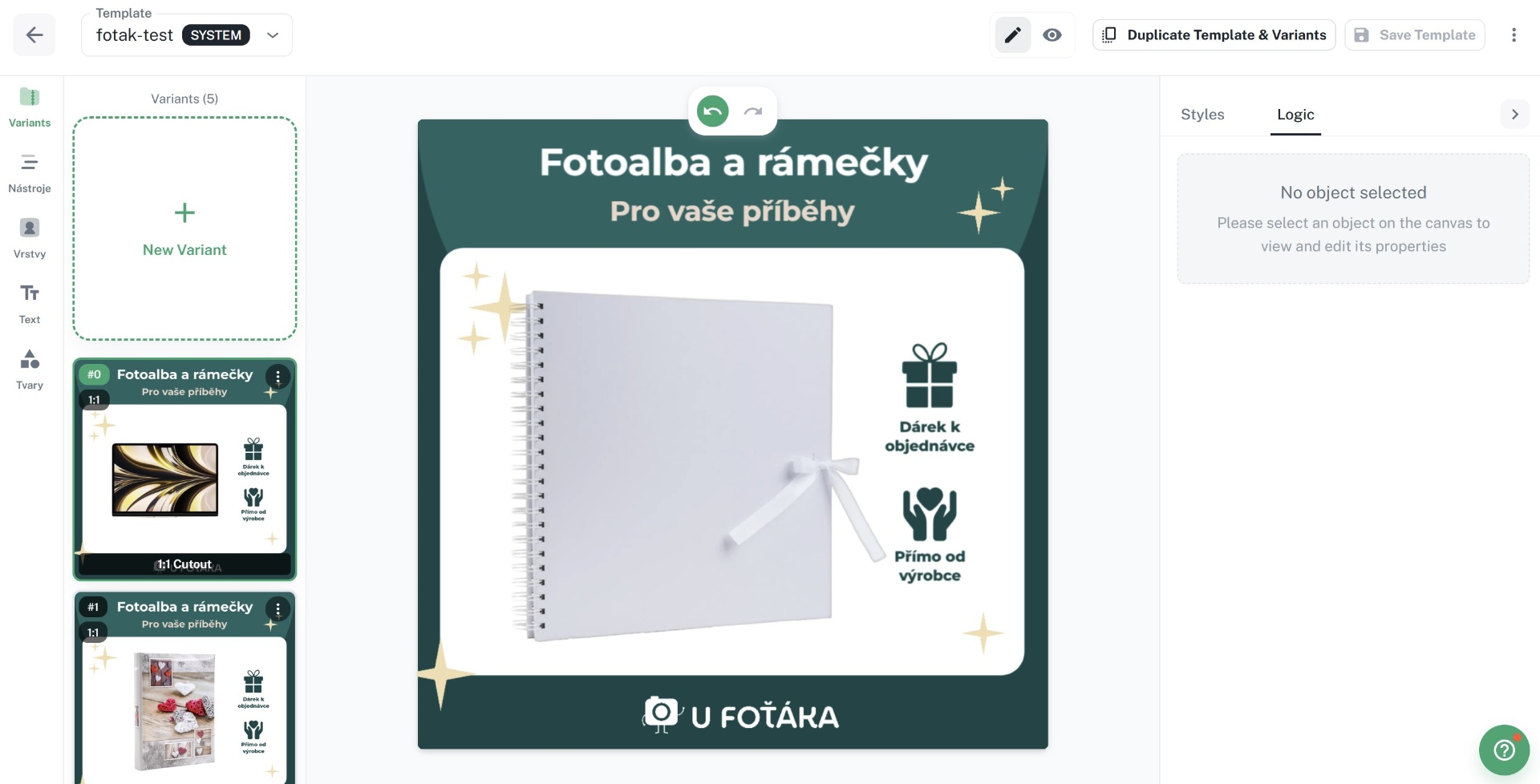 Snadná úprava vzhledu bez grafika